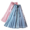 Ladies Sweet and Temperament Skirt Bubble Embroidery Skirt